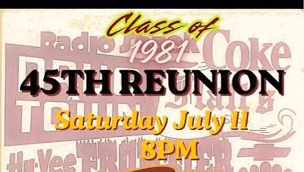 Class of 1981 45th Reunion