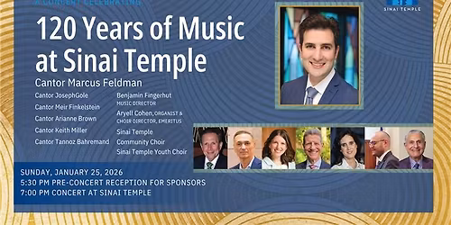 Celebrating 120 Years of Music at Sinai Temple