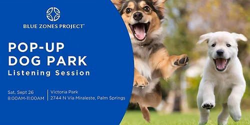 Pop-up Dog Park Listening Session