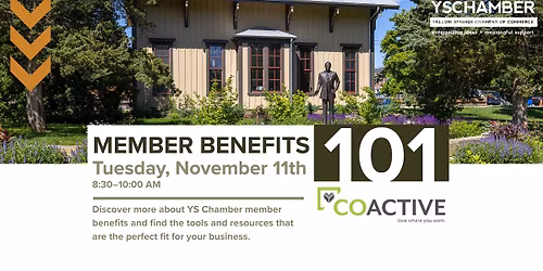 Quarterly YS Chamber Member Benefits 101