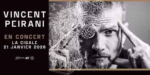 VINCENT PEIRANI - Living Being | Concert \u00e0 la Cigale, Paris | 21.01.2026