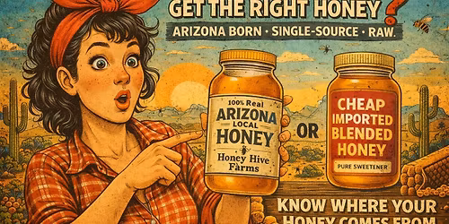 Honey Tasting Event, FREE Tastes. Honey Hive Farms \/ Arizona Honey.