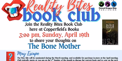 April Reality Bites Book Club Meeting: The Bone Mother