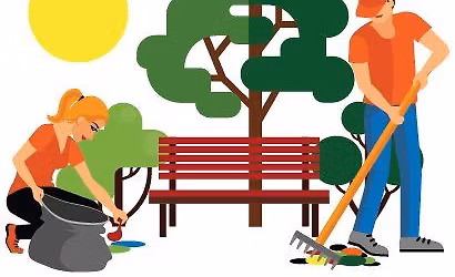 Spring Tree Planting and Park & Trail clean up