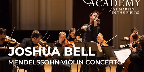 San Francisco Symphony - Joshua Bell & Academy of St Martin in the Fields at Davies Symphony Hall