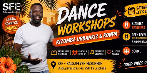 Dance Workshops Kizomba Urbankiz & Konpa | Social | Learn In 1 Day