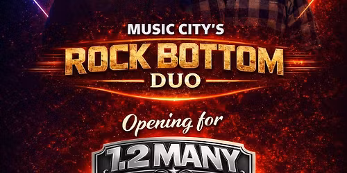 Rock Bottom Duo opening for 1, 2 Many Last Night at Potter\u2019s Place!