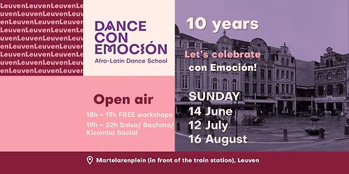 10 Years of Emoci\u00f3n: Open-air