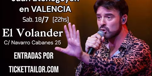 Juan Etchegoyen en Valencia 2026