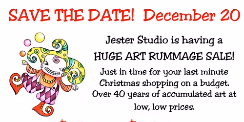 JesterStudio's Art Rummage Sale