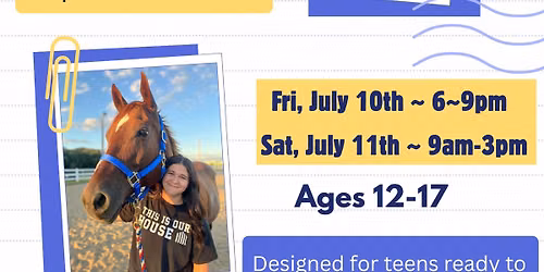 Teen Camp, Immerse: A Teen Horsemanship Experience