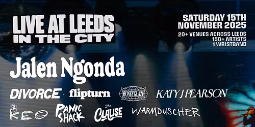 Live at Leeds in the City 2025