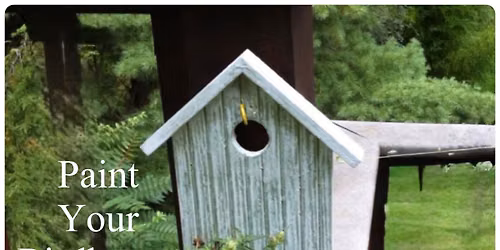 \ud83d\udc69\u200d\ud83c\udfa8Paint Your Own Birdhouse Planter at Guilford Garden Center\ud83c\udfe1