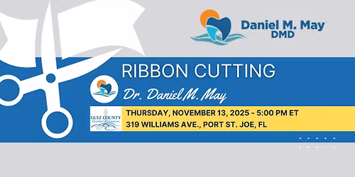 Grand reopening and Ribbon Cutting for Dr. Daniel M. May DMD