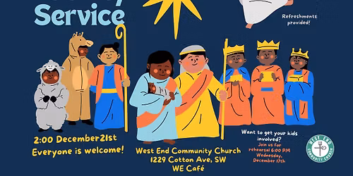 Youth & Kids' Nativity Service