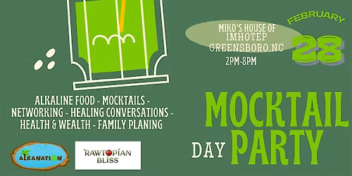 THE GREEN ROOM MOCKTAILS AND VEGAN FOOD