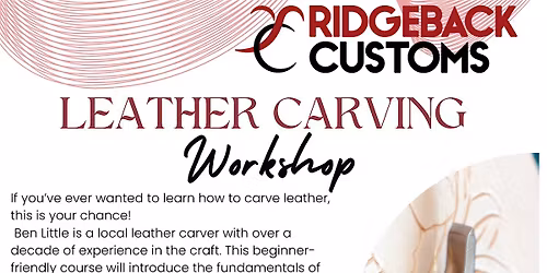 Pickens County 4-H Leather Carving Workshop with Ridgeback Customs 2026