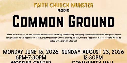 Common Ground Launch