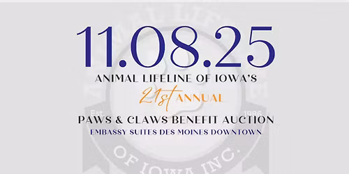 Paws & Claws Benefit Auction
