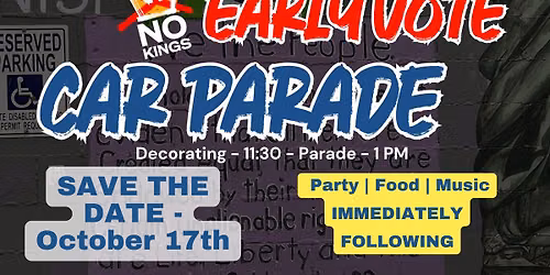 NO Kings | Vote Early - Anchorage Car & Bike Parade