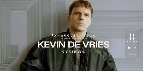 Kevin De Vries I Sat Aug 15