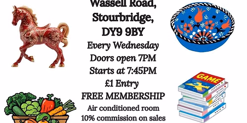 Bric-a-Brac and bird Auction this Wednesday