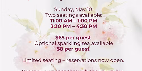 Mother's Day High Tea