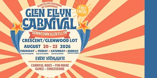 Glen Ellyn Carnival hosted by the Glen Ellyn Chamber of Commerce