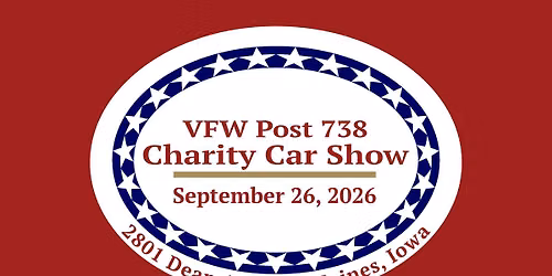 Charity Car Show hosted by VFW Post 738