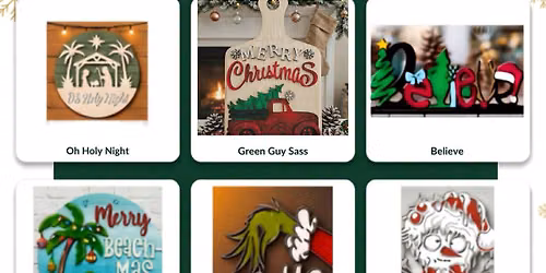 SassyJ's Craft Spot, July 26th, Christmas in July 3D Wood Designs