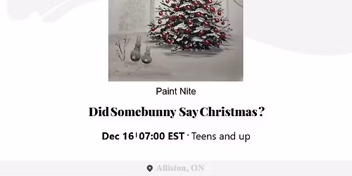 Paint Nite at Symposium Alliston