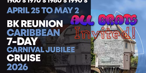 All BRAT Reunion Cruise 2026 hosted by Bad Kreuznach HS