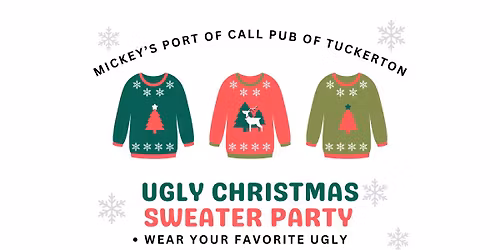 Ugly Christmas Sweater Party!