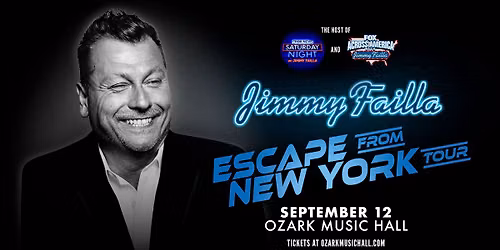 Jimmy Failla Escape from New York Tour at Ozark Music Hall