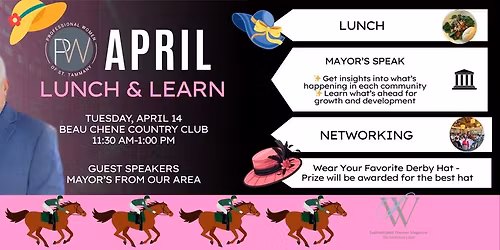 April Lunch & Learn - Mayor's Lunch