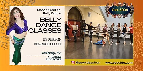 October 2026: Belly Dance Classes for Beginners in Cambridge