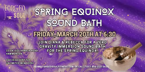 Spring Equinox Zero Gravity Immersion Sound Bath