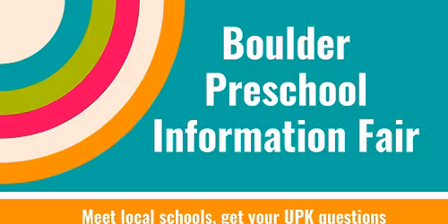 Boulder Preschool Information Fair