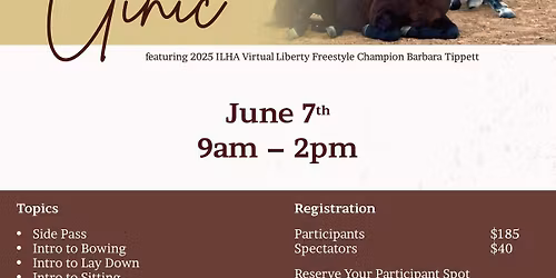 Intro to Tricks clinic Liberty Hill
