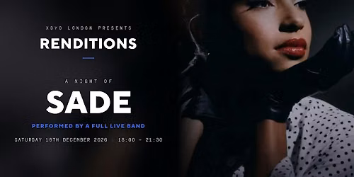 A Night of Sade in London!