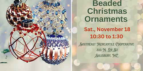 Beaded Christmas Ornaments