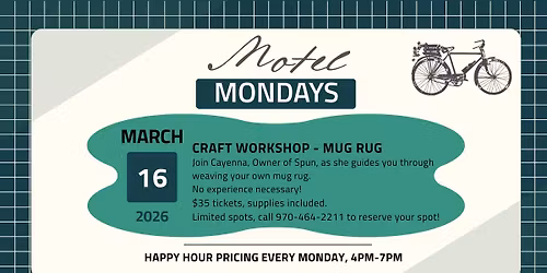 Motel Mondays- Craft Workshop