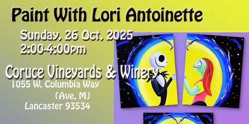 Couples Paint! When Sally met Jack!  PWLA at Coruce!