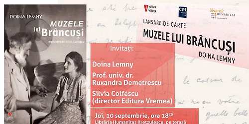 Doina Lemny v\u0103 d\u0103 \u00eent\u00e2lnire cu \u201eMuzele lui Br\u00e2ncu\u0219i\u201d 