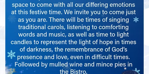 Blue Christmas Carol Service