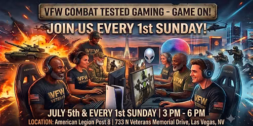 VFW COMBAT TESTED GAMING NIGHT