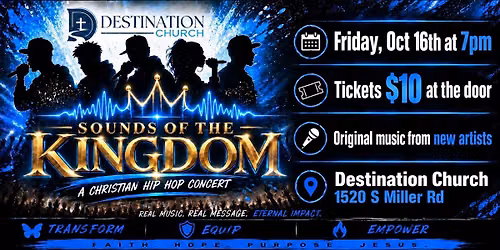 Sounds of the kingdom Christian concert!