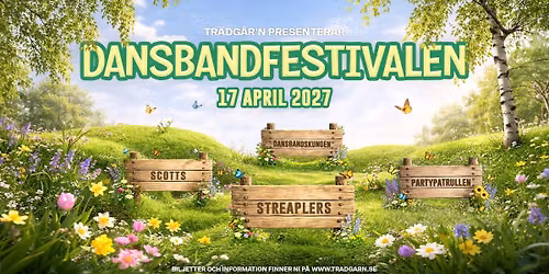 DANSBANDSFESTIVAL - 17 APRIL 2027 - TR\u00c4DG\u00c5R'N