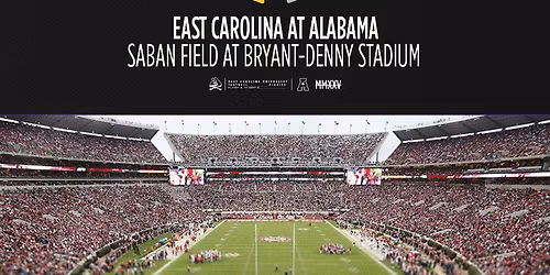 Alabama Crimson Tide vs. East Carolina Pirates