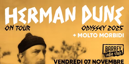 Herman Dune + molto morbidi \u00b7 Rock School Barbey